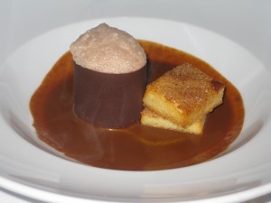 Chocolate with cinammon brioche--Topolobampo