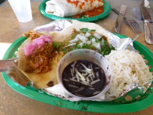 pork tacos--Latin Bistro Express
