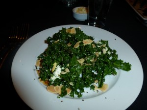 Kale salad--Gaslight Grill