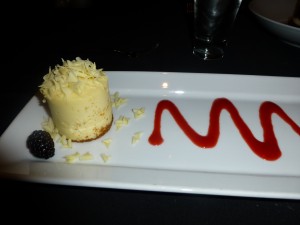 White chocolate cheesecake--Gaslight Grill