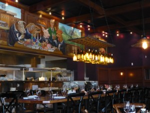 The community table at Pig & Finch