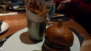 lamb burger-- Pig & finch