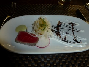 Seared Tuna with wasabi aioli--Final Cut