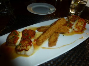 Sea Scallops with Blood Orange Beurre Blanc--Final Cut