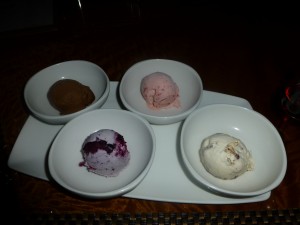 Homemade gelatos at Final Cut