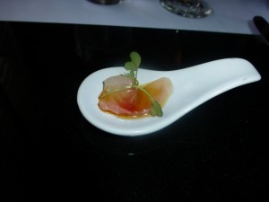 Marinated Hamachi--Bluestem
