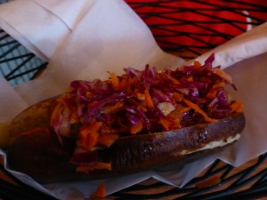 Japanese inspired brat--Bier Station