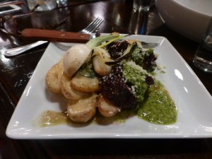 Tri-tip with chimmichurri--Voltaire