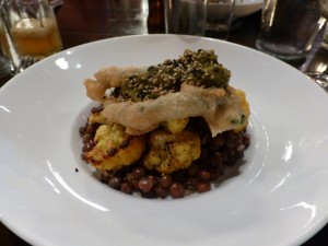 Roasted Cauliflower with snake beans--Voltaire