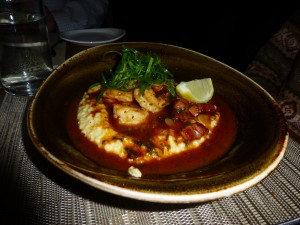 Shrimp and Grits--Rye