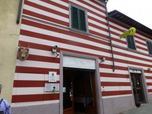 Dario's butcher shop--Panzano