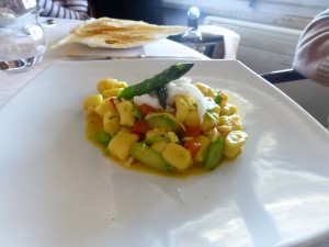 Seafood gnocchi--La Pineta