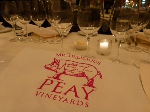 Pig & Peay dinner