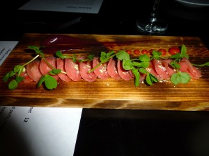 Tuna amuse bouche--Kansas Town
