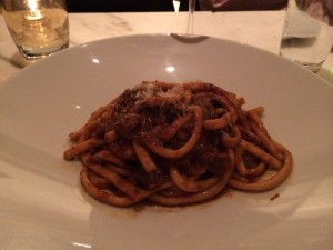 Pici with duck ragu--DOCG