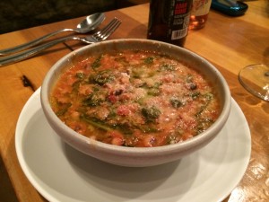 Black eyed pea soup--City House