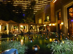 Outdoor cabanas--Bartolotta