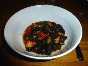 Squid ink pasta--Rolf and Daughters
