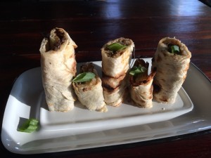 Wild mushroom flatbread--Preservation Market