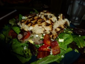 Cobb salad with grilled chicken--Q39