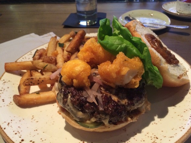 Burger at Cleaver & Cork