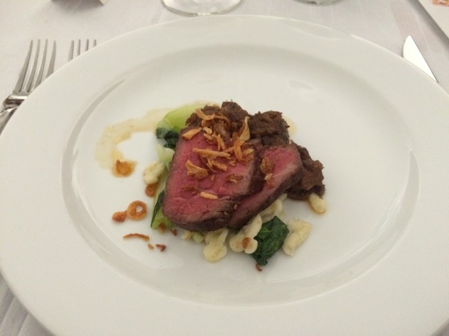 Beef Sirloin, Short Rib Lemongrass Braise, Rice noodles