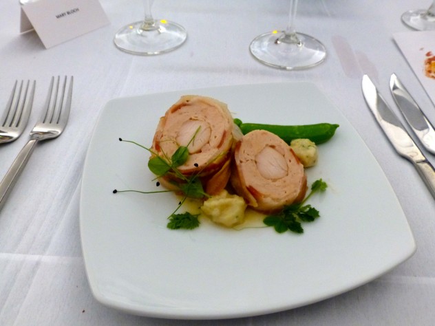 Smoked Rabbit and Dumplings, Spring Vegetables