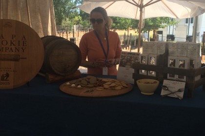 Food station at the Barrel Auction.